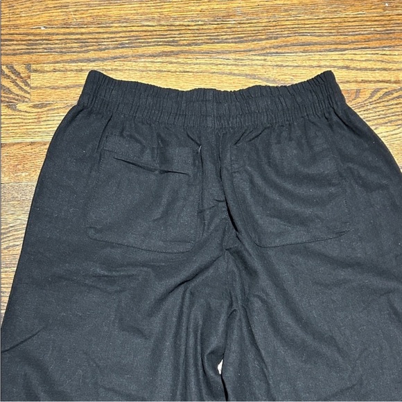 Old Navy Charcoal Black Wide Leg Trousers - Picture 6 of 6